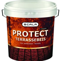 Protect terrassebeis oksydgul base 3l-Scala Outlet