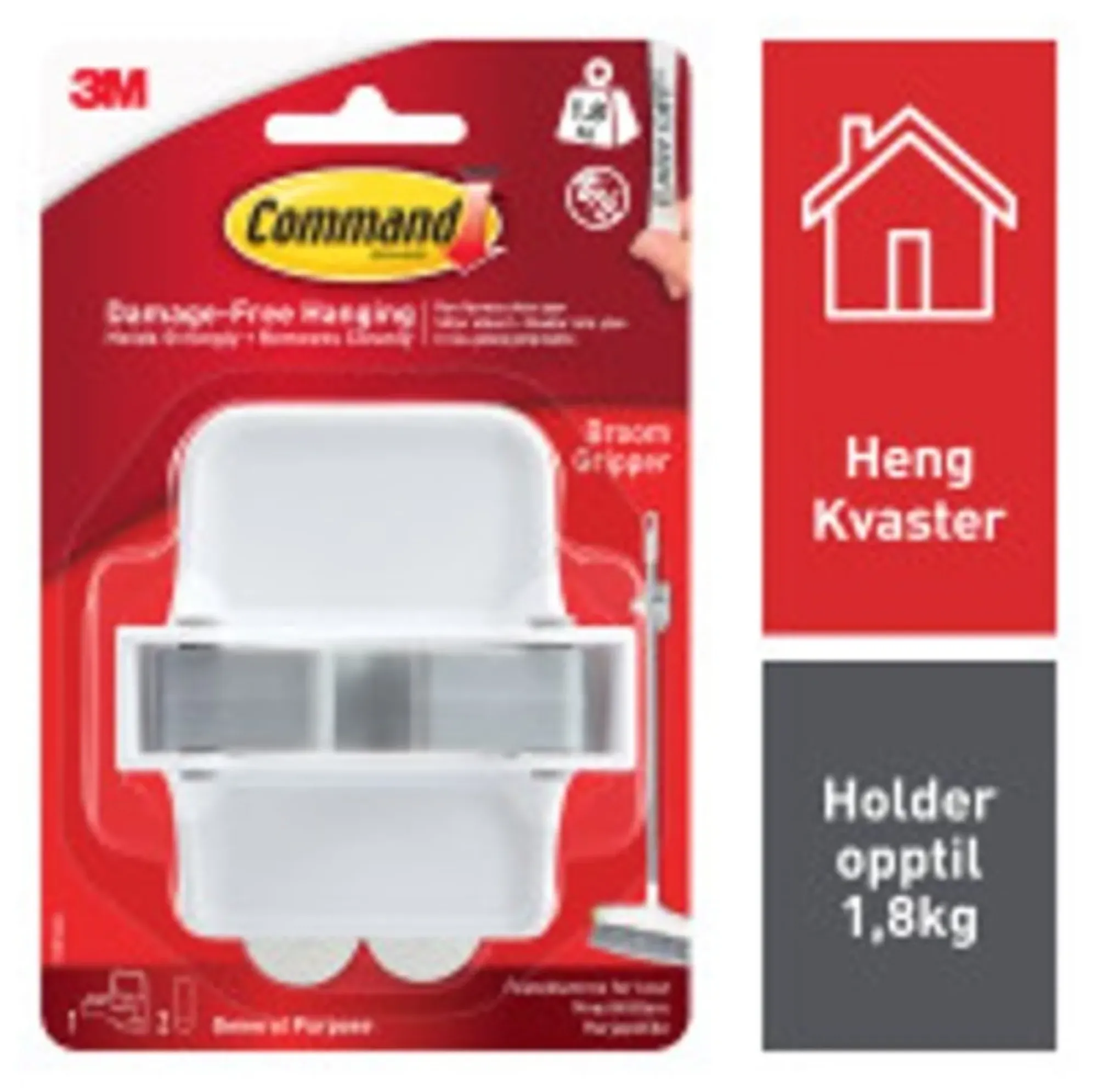 Redskapsholder opptil 1,8kg-Command Online