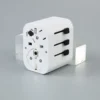 REISEADAPTER TIL DE FLESTE UTTAK INKL 3xUSB JORDET- Discount