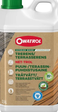 RENGJØR OG LYSNER GRÅNET TREVERK 2,5L-Owatrol Discount
