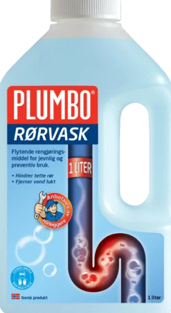 Rørvask Flytende Avløpsrens 1L-Plumbo
