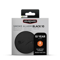 Røykvarsler Black 10årsbatteri-Housegard Best