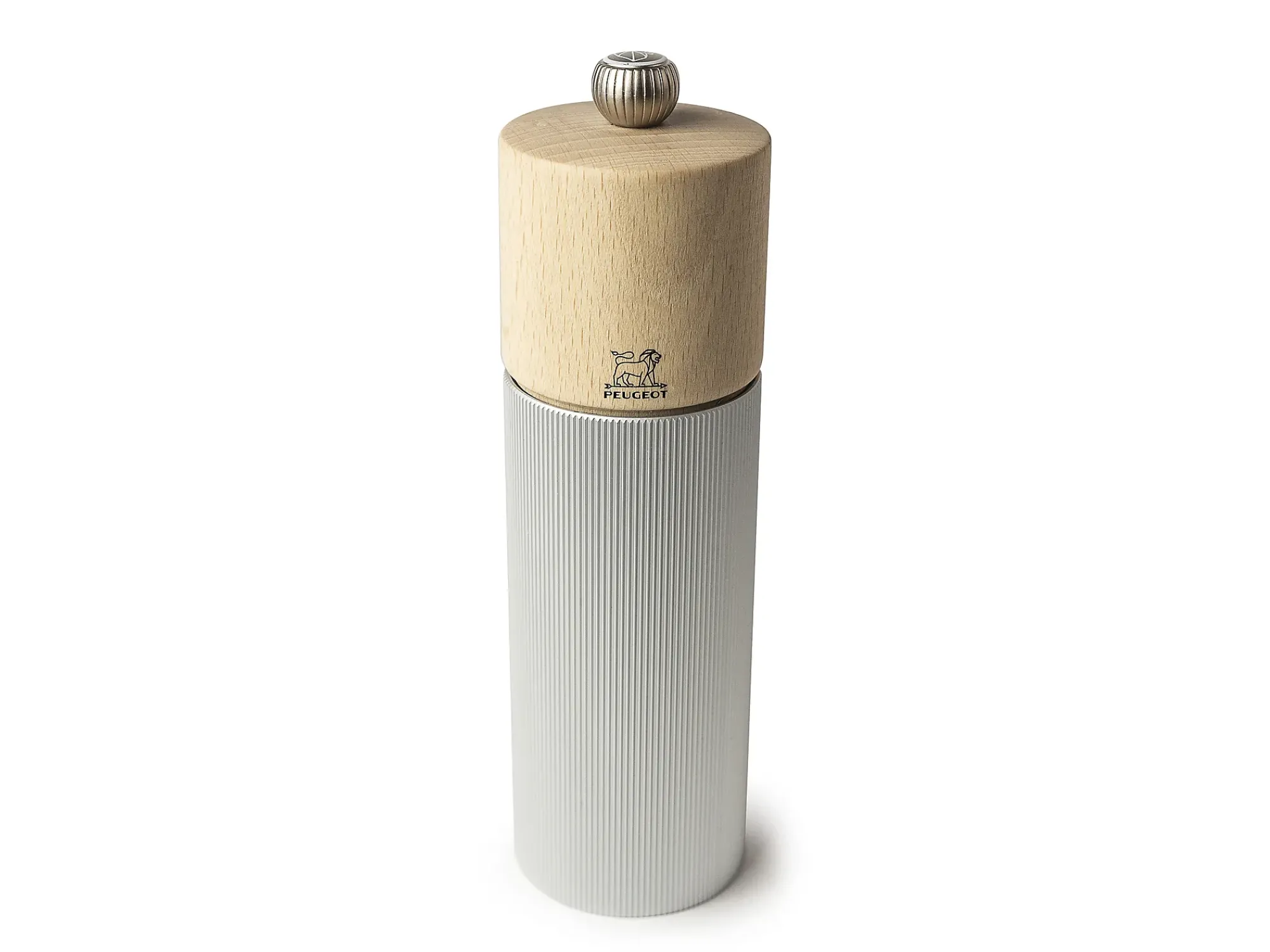 SALTKVERN LINE 18CM NATUR/GRÅ ALUMINIUM/BØK-Peugeot Sale