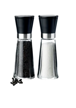 SALT-/PEPPERKVERNSETT H20 SORT/STÅL GRAND CRU-Rosendahl Sale