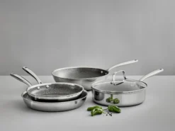 Sautépanne Premium 3-Ply 24cm med Keramisk Hybridbelegg-Invite Outlet
