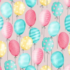 Servietter 33x33cm Balloons Allover pink-Daybyday Best