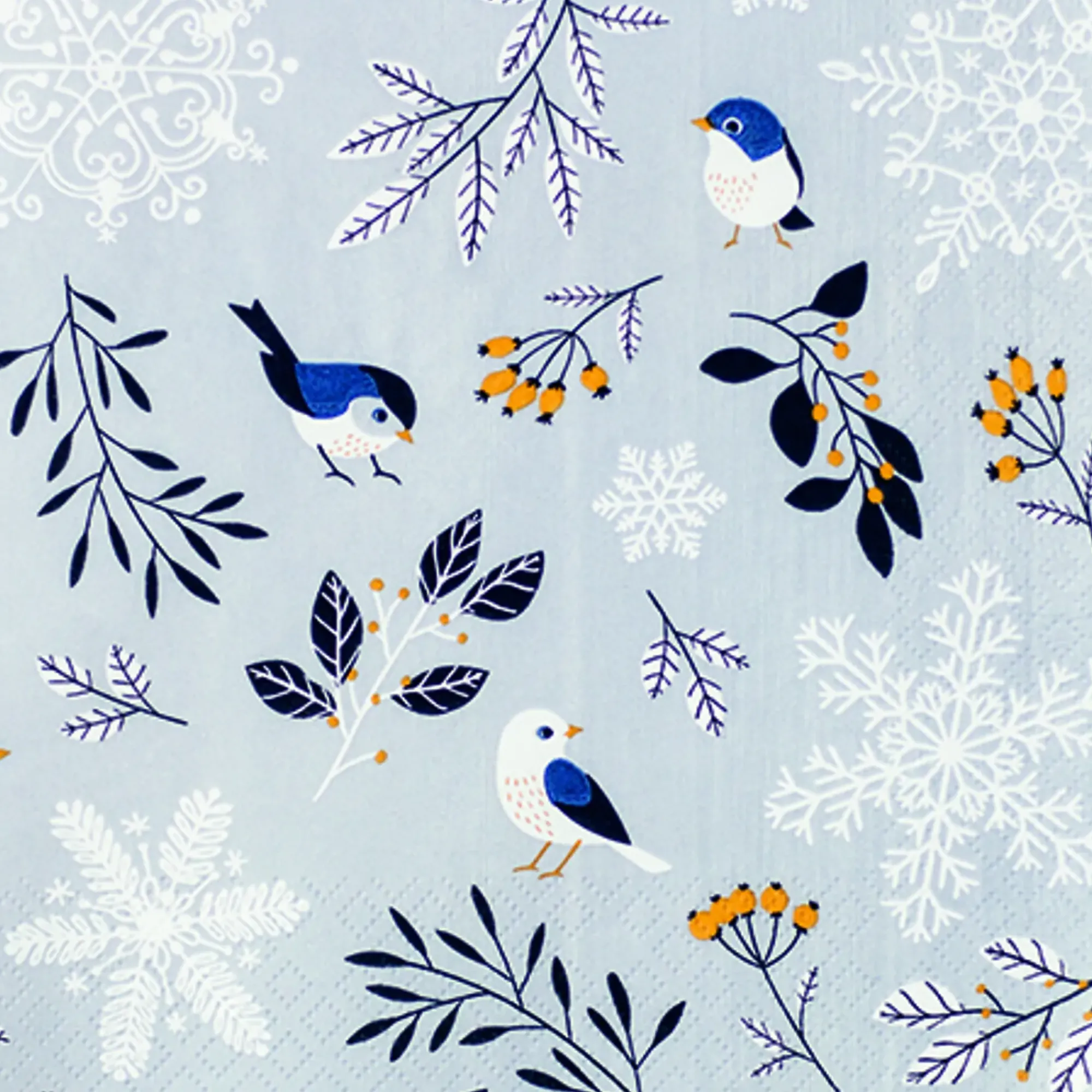 Servietter 33x33cm Birds and Twigs- Discount