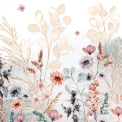 Servietter 33x33cm Blomster-Home fashion Clearance