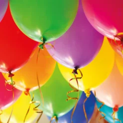 Servietter 33x33cm Colourful balloons-Daybyday Clearance