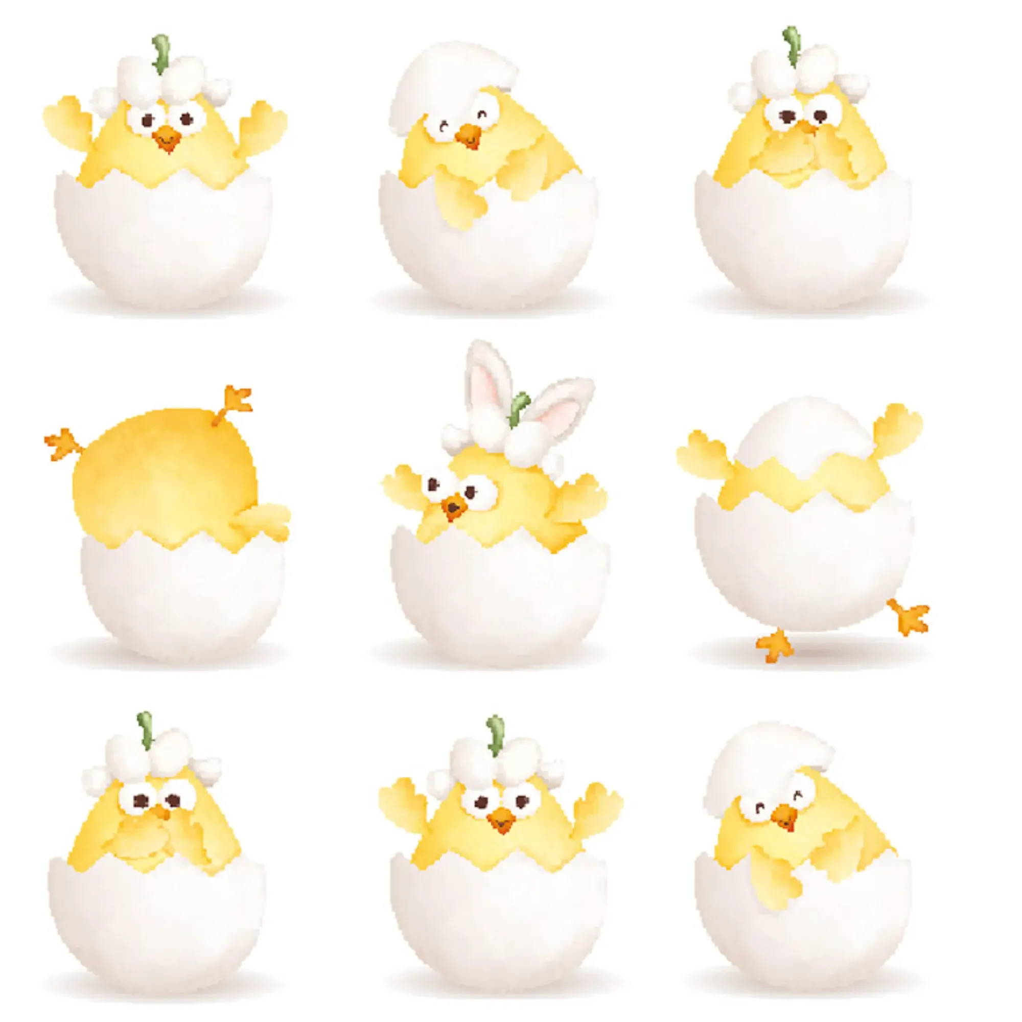 Servietter 33x33cm Easter chick in egg-Daybyday Clearance