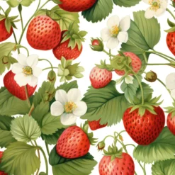 Servietter 33x33cm Fragole white-Daybyday