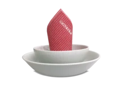 Servietter 40x40cm Krittstrek med linuttrykk-Axlings Online
