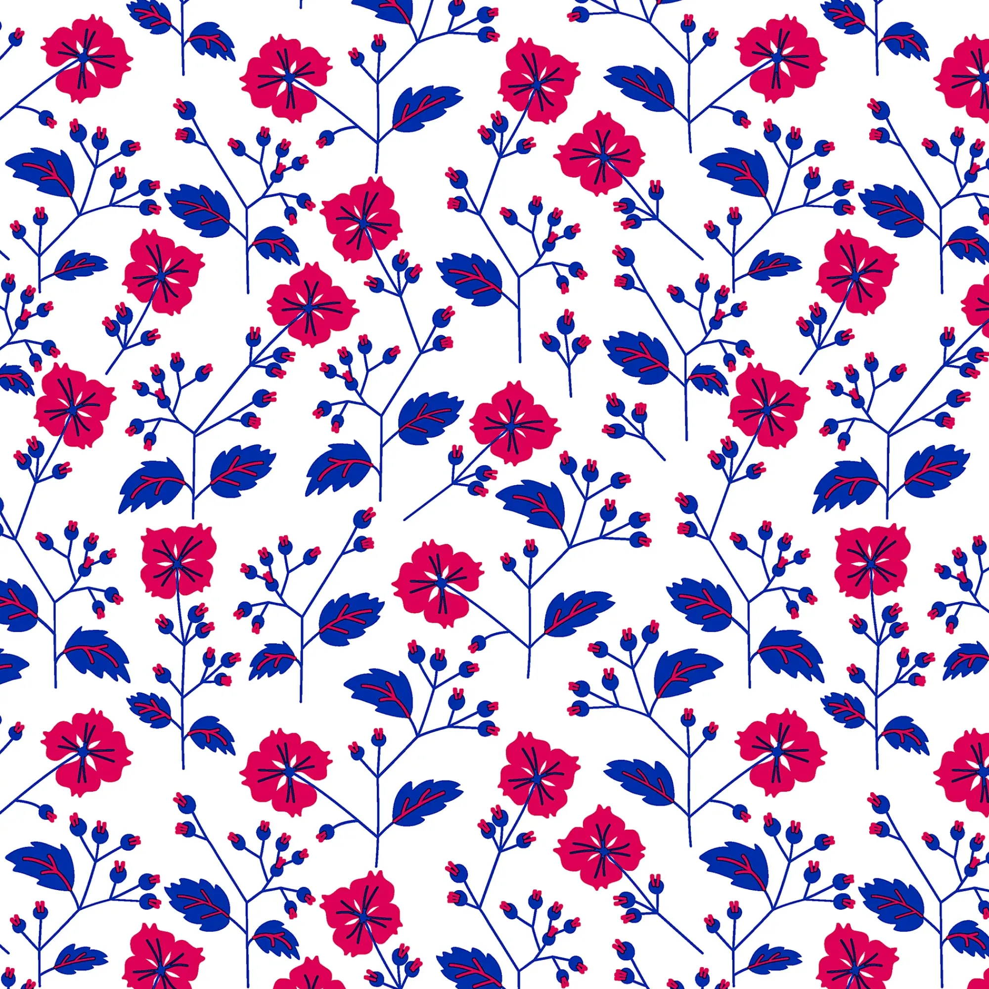Servietter 33x33cm 17 mai blomster-Daybyday