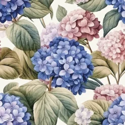 Servietter 33x33cm Painted Hydrangea-Daybyday Sale