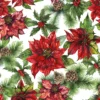 Servietter 33x33cm Painted Poinsettias- Online