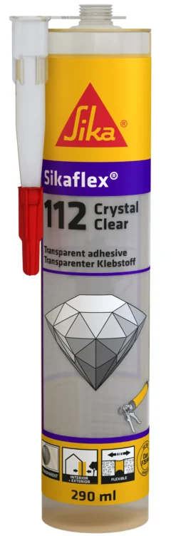 flex 112 Crystal Clear 290ml-Sika Sale