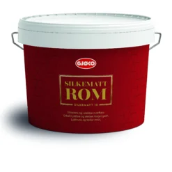Silkematt rom maling hvit base 9l-Gjøco Hot
