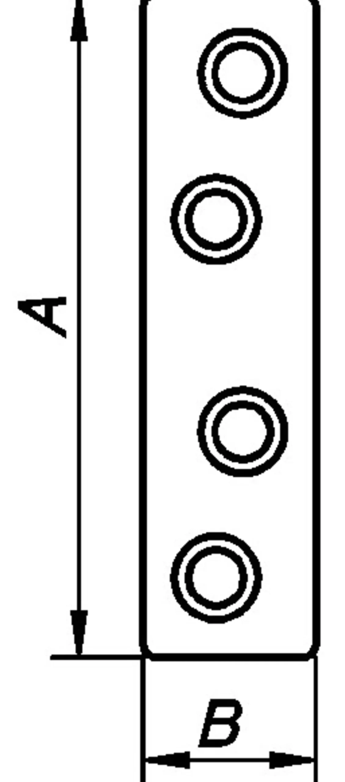 SKJØTEJERN 50X13MM-Pn Beslag Hot