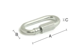 Skjøteledd link 208 8mm elforsinket SB-Habo Hot