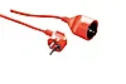 SKJØTELEDNING 25M 3X1,5RØD INNENDØRS H05VV-F-Powerized Outlet