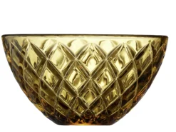 SKÅL SORRENTO 12CM 4STK AMBER GLASS-Lyngby glas Clearance