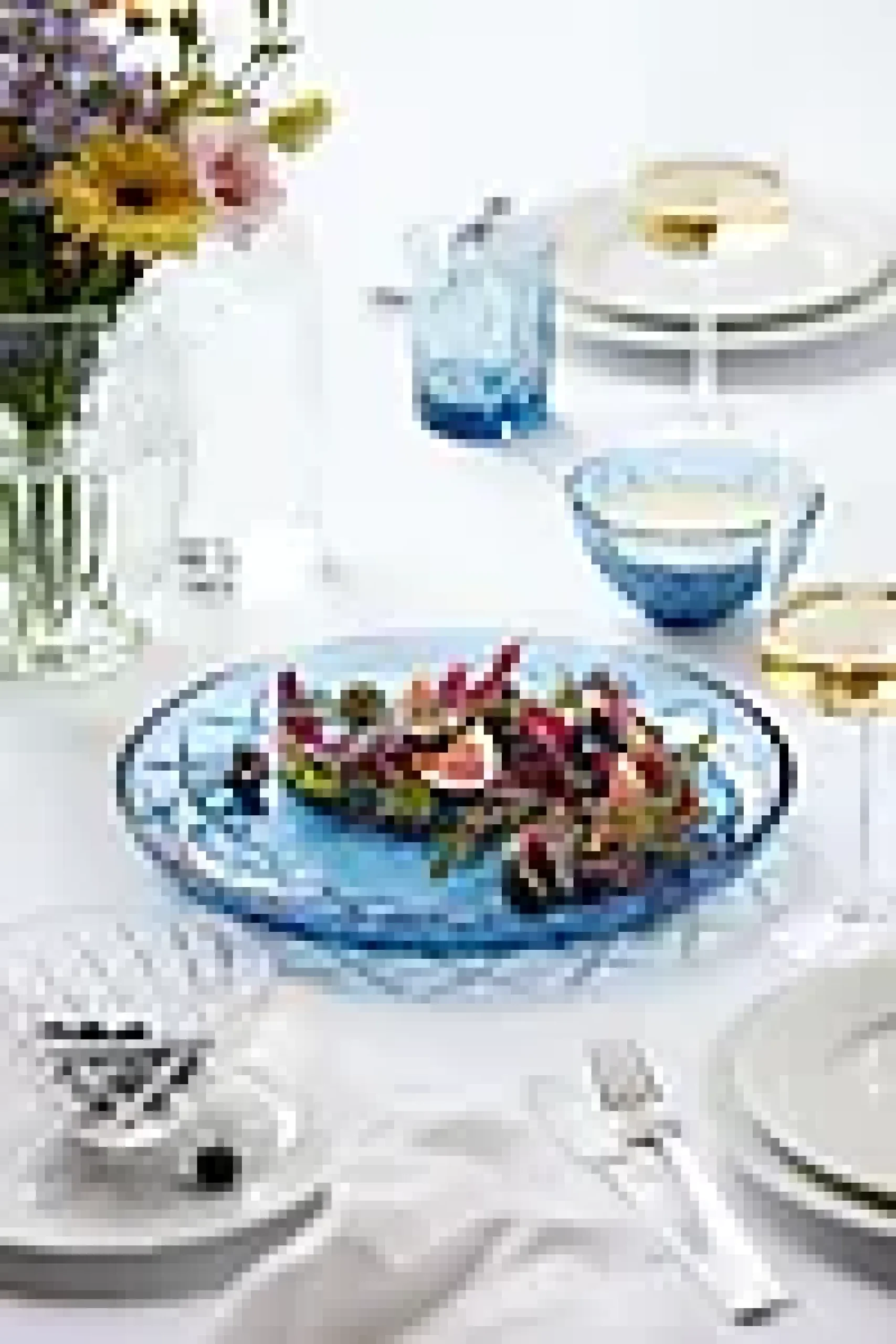 SKÅL SORRENTO 12 CM 4 STK. BLÅ GLASS-Lyngby glas Best