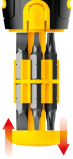 Skralleskrutrekker inkludert 12 bits-Ironside Best