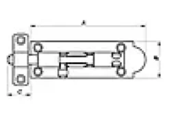 SKÅTE 5111 105MM-Pn Beslag Clearance