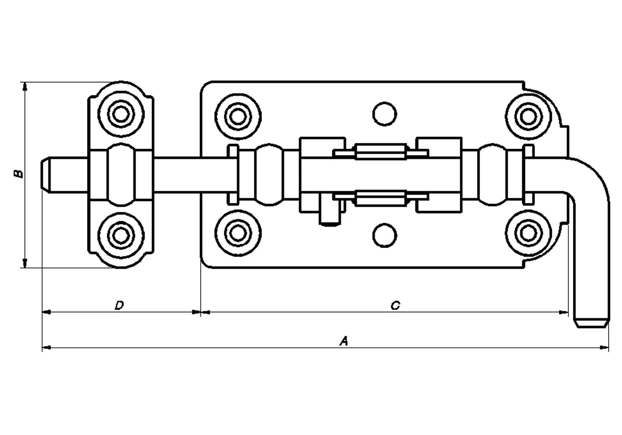 SKÅTE 5216 RUND GZ 313MM-Pn Beslag Discount