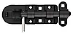 SKÅTE TIL LÅS BOLT 132MM FINSTRUKTUR SVART RUSTFRI A4 GREP-Pn Beslag
