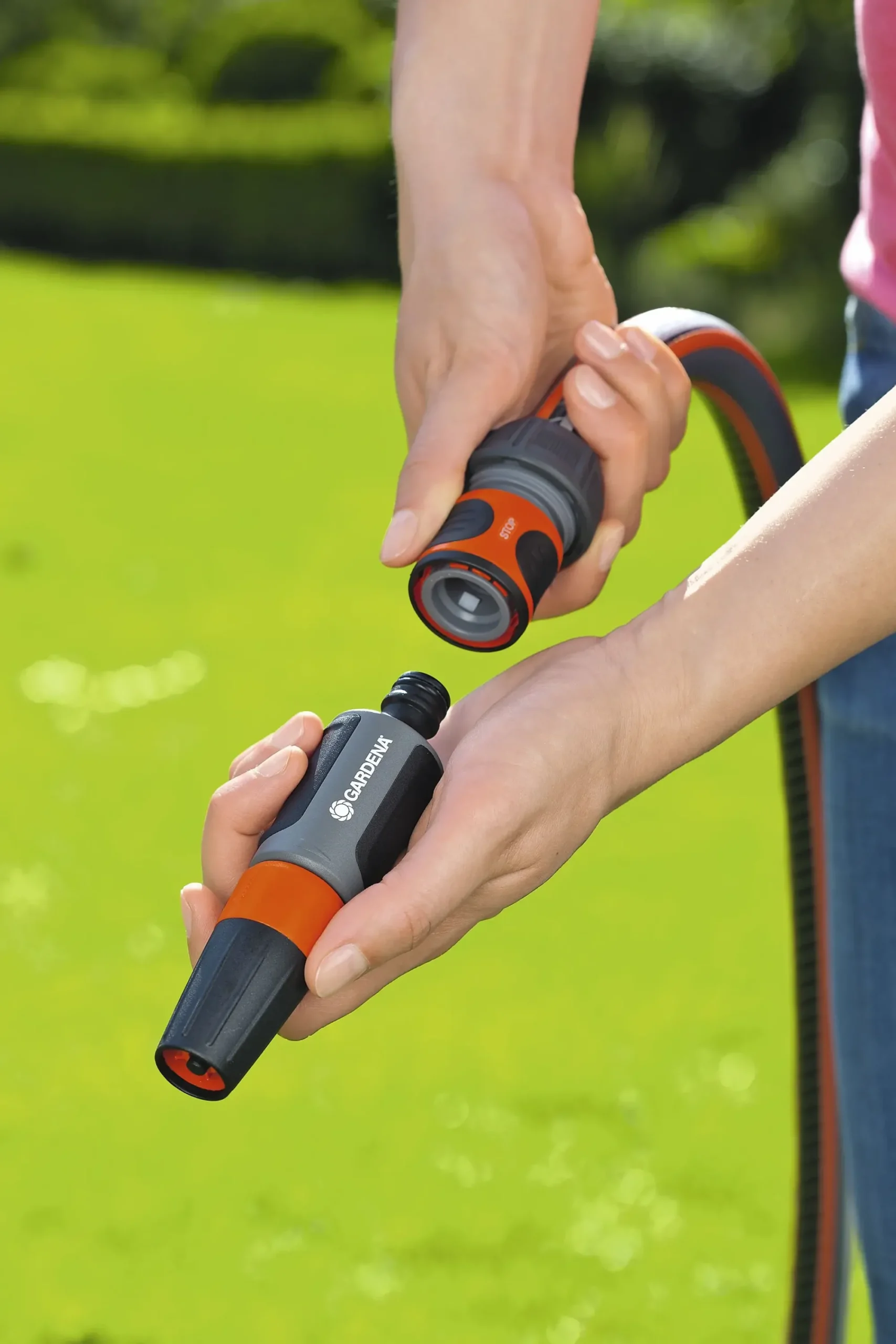 Slangekobling med stopp 3/4""-Gardena New