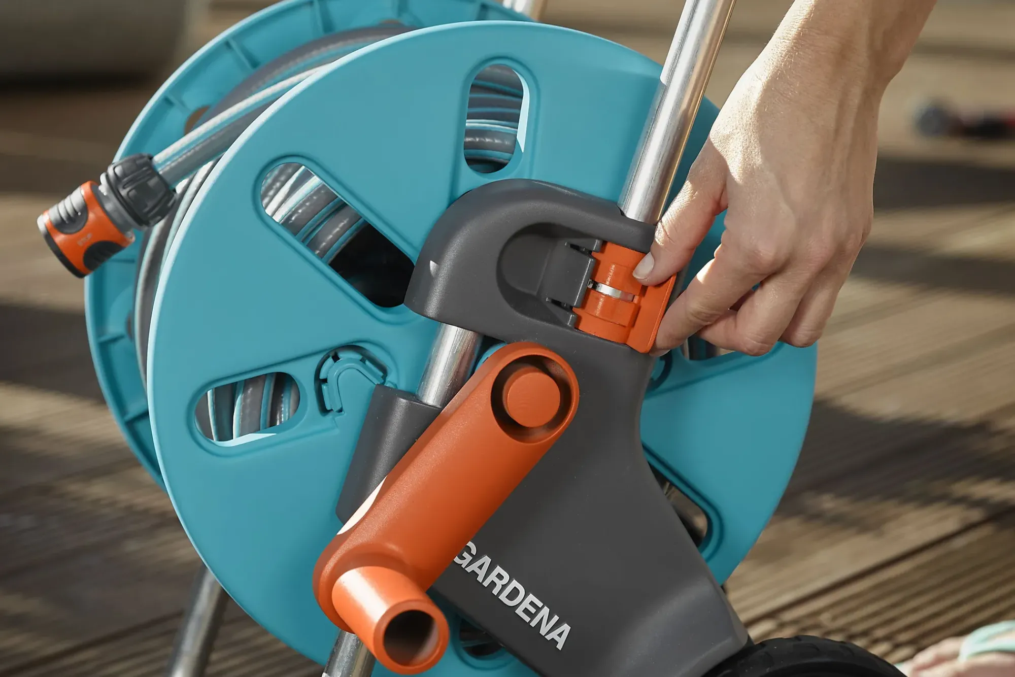 Slangevognsett Cleverroll S med 20m Classic hageslange-Gardena Outlet