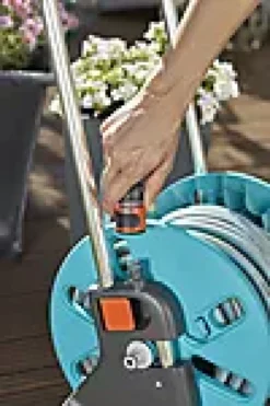 Slangevognsett Cleverroll S med 20m Classic hageslange-Gardena Outlet