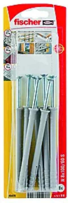 Spikerplugg N ZK 6x60mm 15stk-Fischer Discount