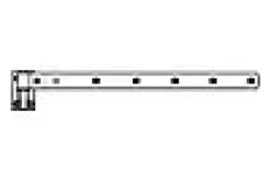 Stabelhengsel 460mm med 13mm tapp-Pn Beslag