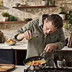 Stekepannesett 24+28cm og 1 pannebeskytter Cook's Classic-Jamie oliver tefal Online