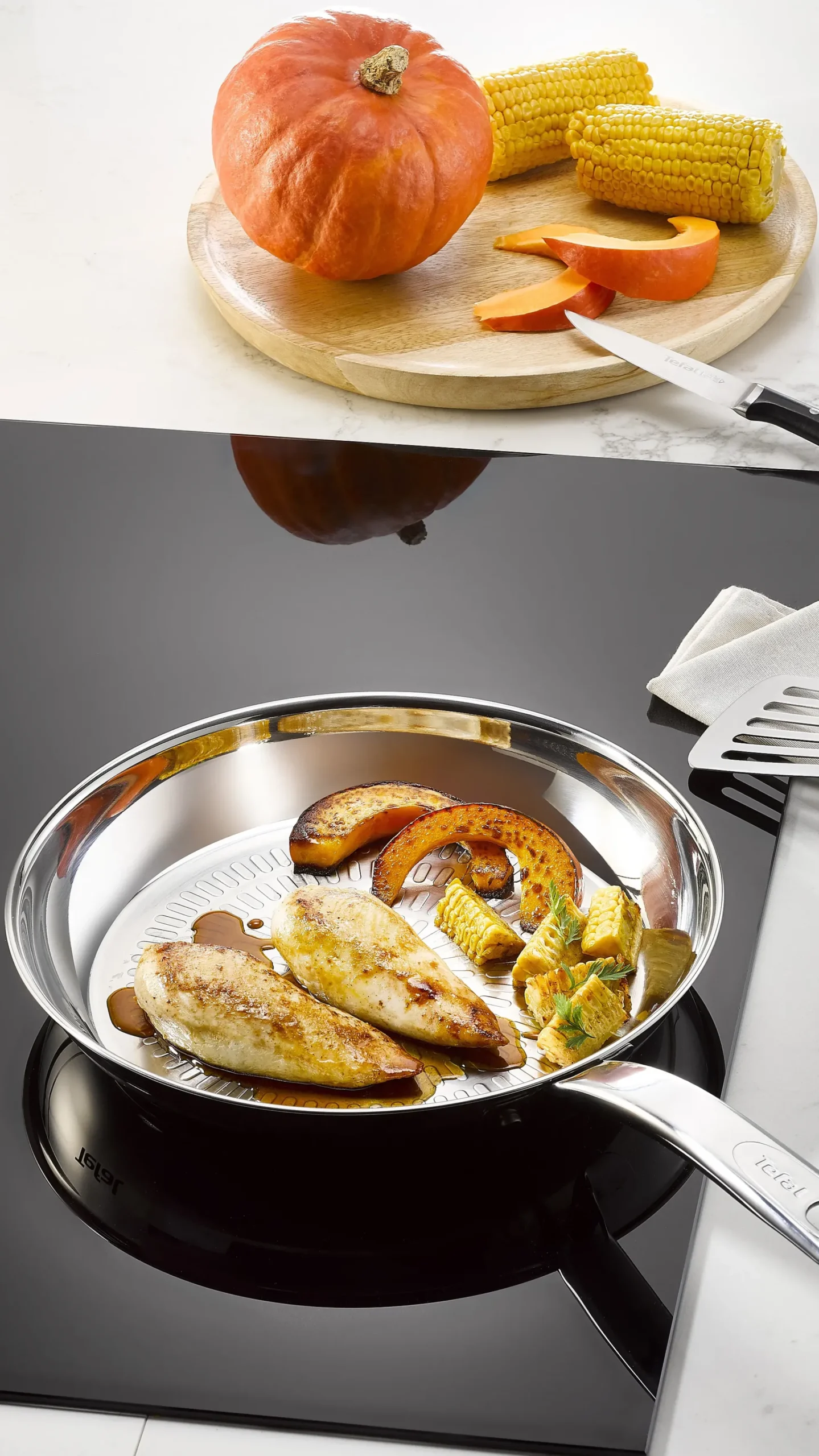Stekepanne Intuition Techdome 28cm-Tefal Clearance