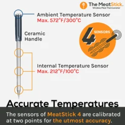 Steketermometer trådløst meatstick 4x sett-The meatstick Discount