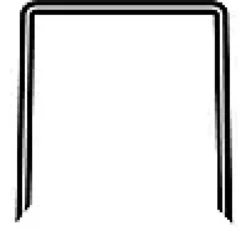 Stifteklammer 12mm modell L 1440stk-Ironside New