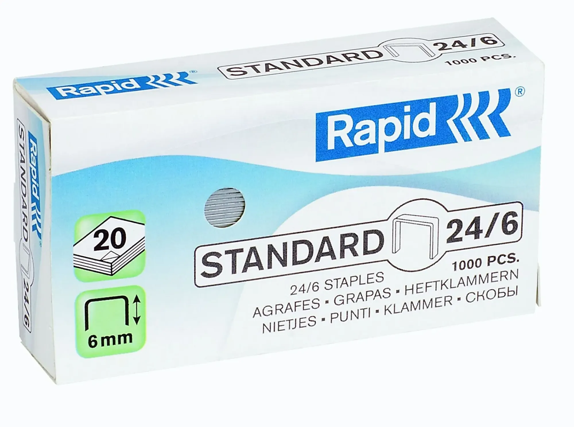 Stifter 24/6 standard 1000stk-Rapid