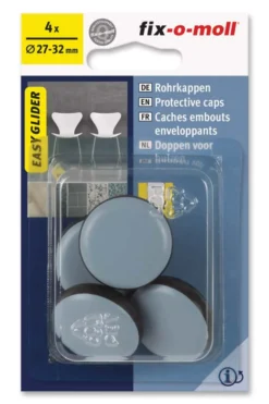 Stolbenhylse for glatte gulv og tepper easyglider 27-32mm 4stk-Fix O Moll Clearance