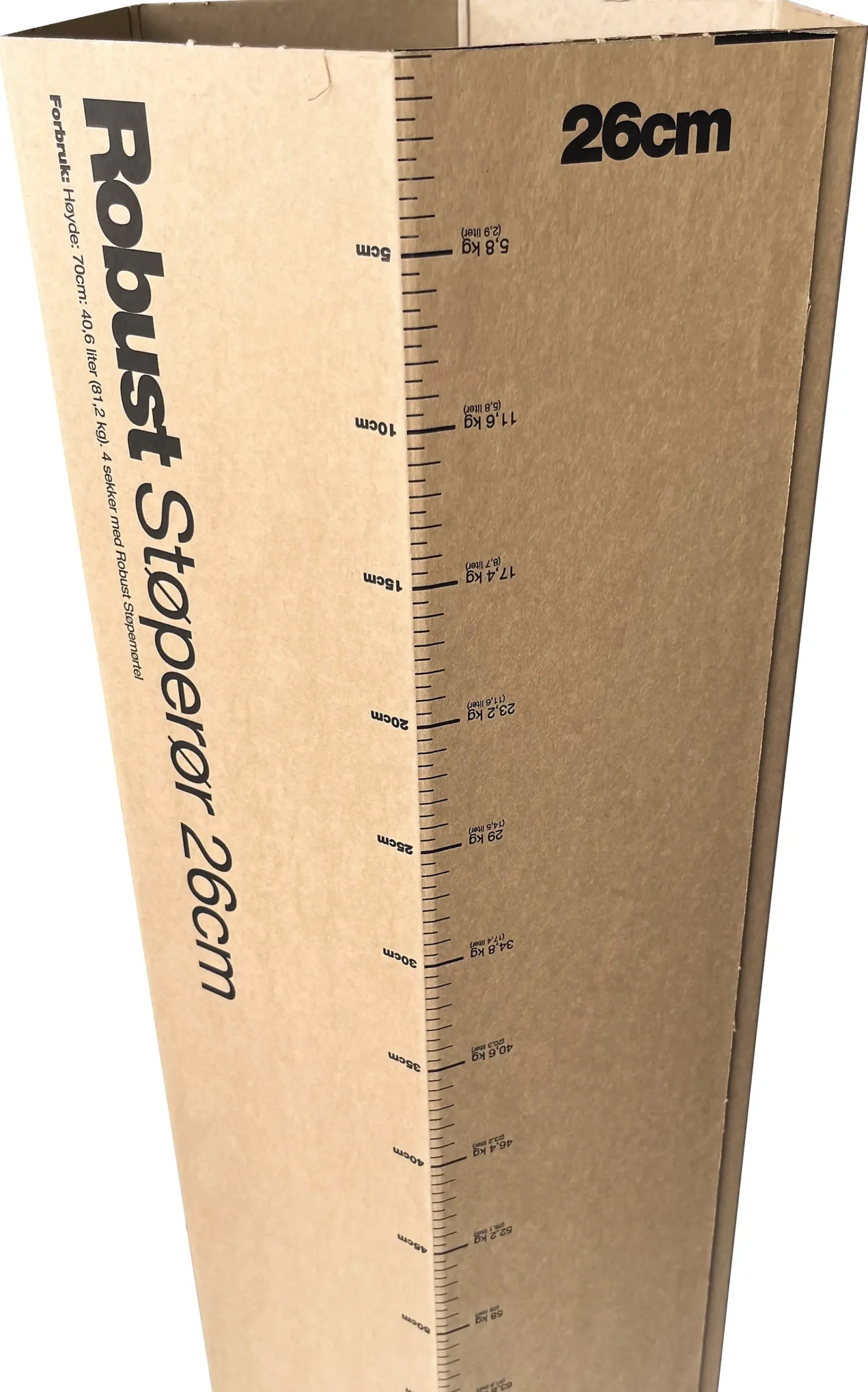 Støperør 26x77cm-Robust Outlet