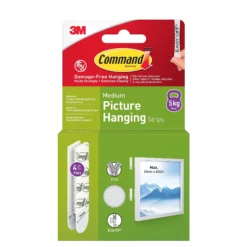 Strips for oppheng av bilder mellomstor 4 par/8 strips-Command Online