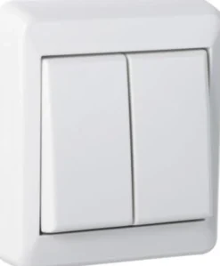Strømbryter dobbel utenpåliggende Elko RS- New