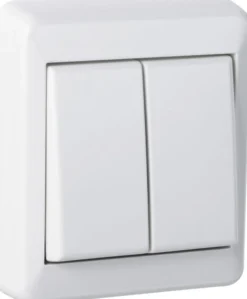 Strømbryter dobbel utenpåliggende Elko RS- New