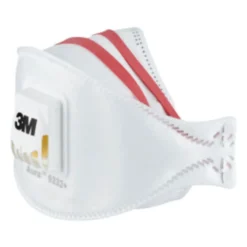 Støvmaske 9332FFP3+ Farlig støv og isolering med ventil 2stk-3m