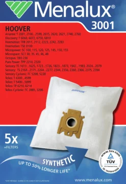 STØVSUGERPOSER 3001 DURAFLOW A5-Menalux Online