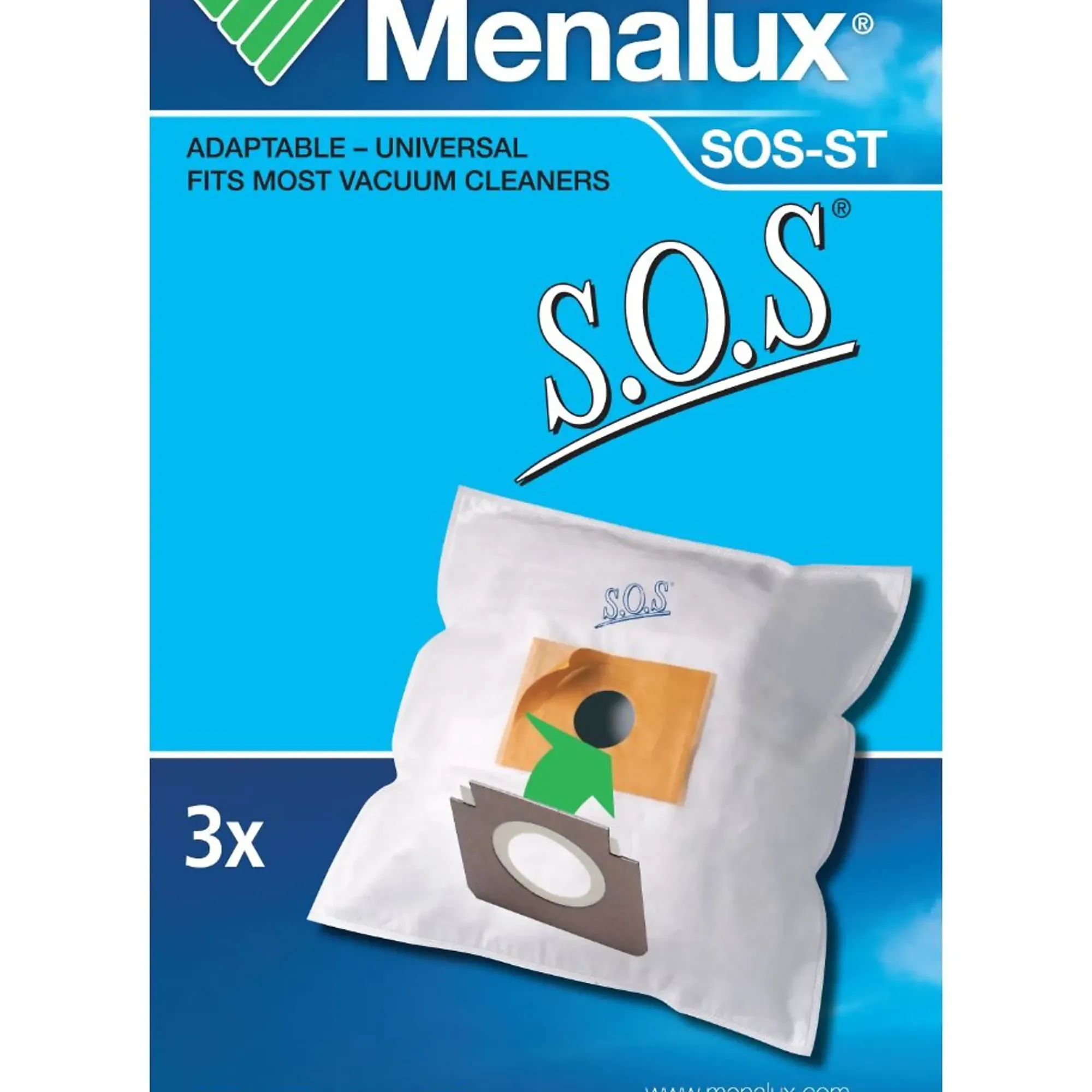 STØVSUGERPOSE 9090 3STK-Menalux Clearance