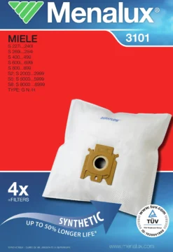 STØVSUGERPOSE T22 3101 4STK-Menalux Sale
