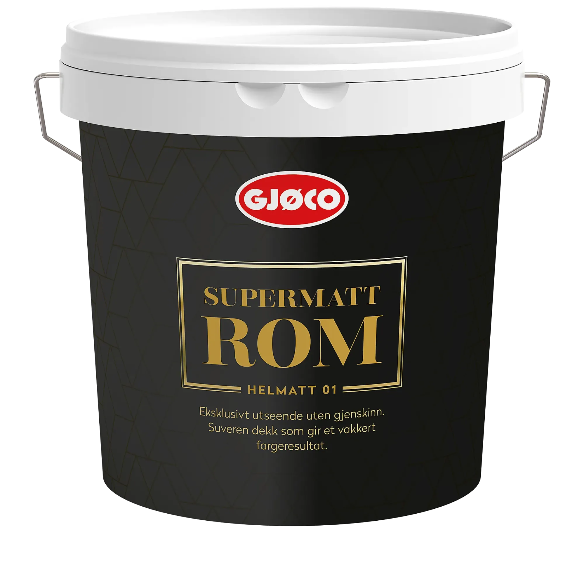 Supermatt rom 01 hvit base 2,7l-Gjøco